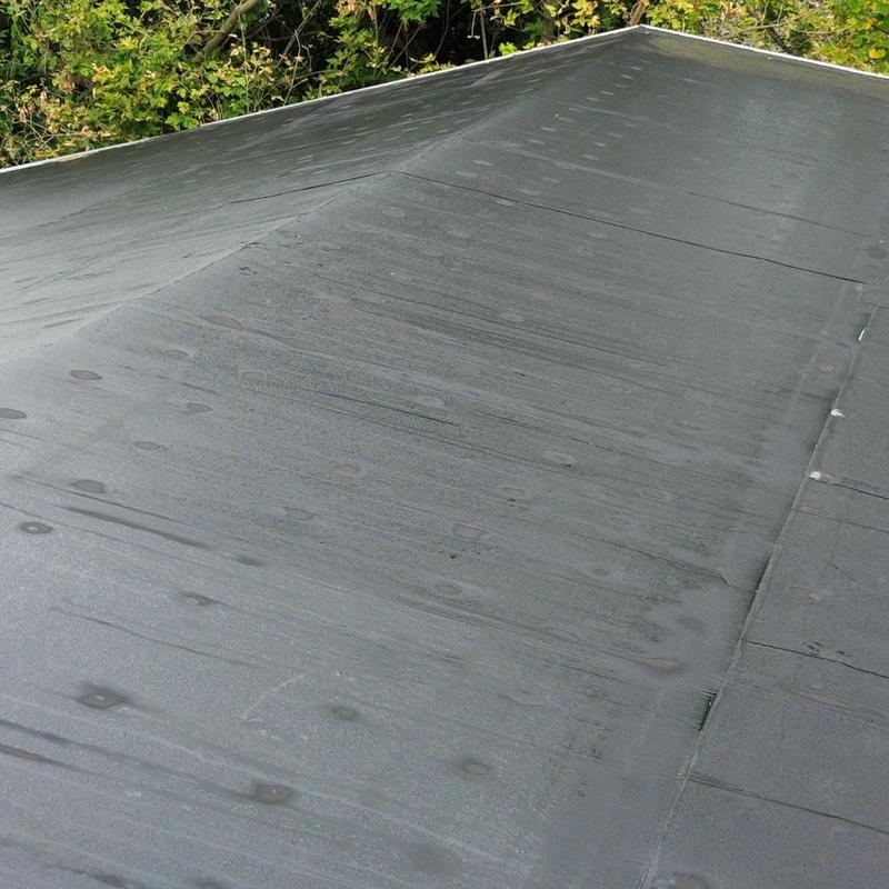 EPDM commercial roof surface with seams and fasteners EPDM commercial roof surface with seams and fasteners