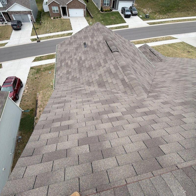 Asphalt shingle roof inspection for hail damage in Lebanon