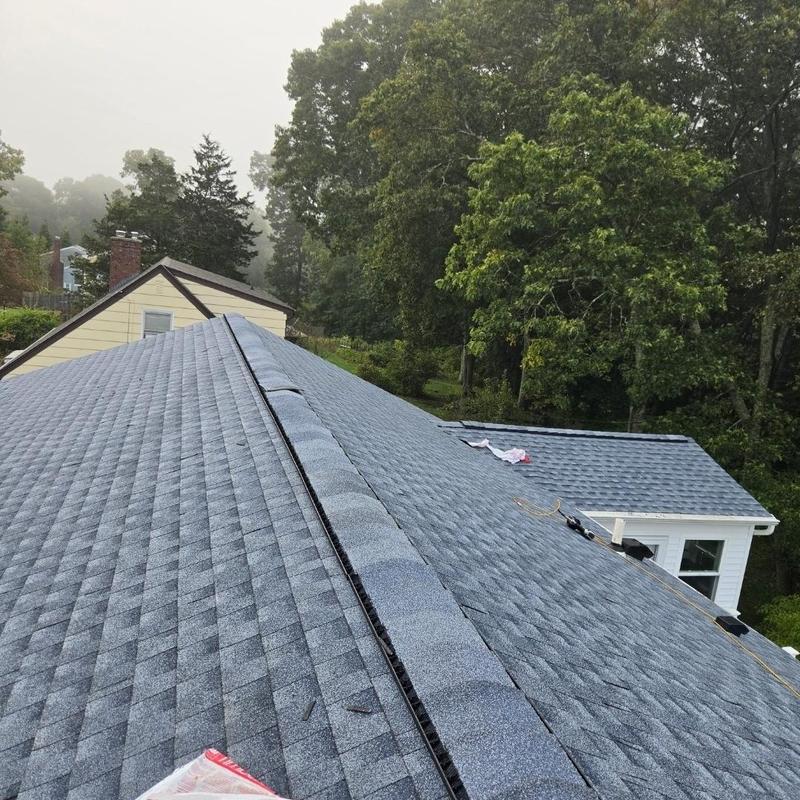 GAF HDZ 50-year shingle roof installation in Quaker Hill