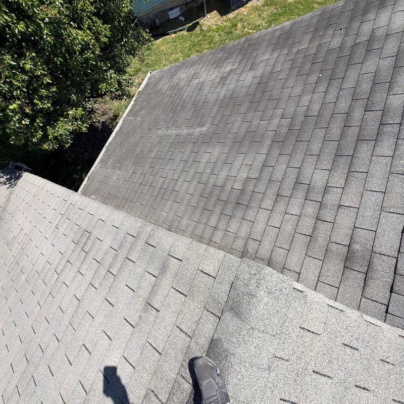 Asphalt shingles roof inspection for hail damage