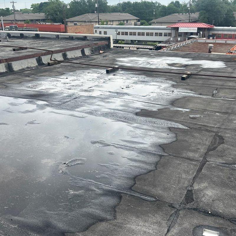 Concrete commercial roof patching and sealing details Concrete commercial roof patching and sealing details