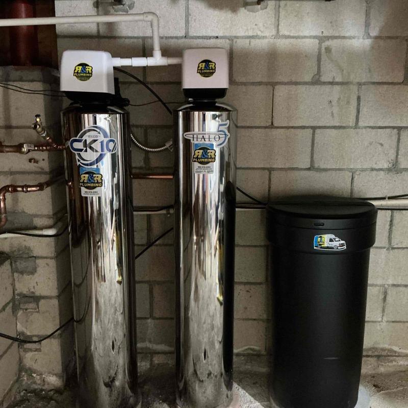 Halo 5 whole house water filtration and softener system Halo 5 whole house water filtration and softener system