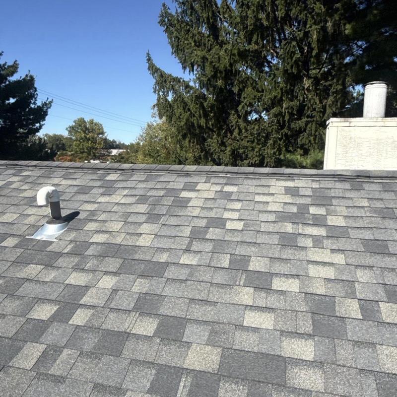 Roof shingles inspection with vent pipe in Canal Winchester
