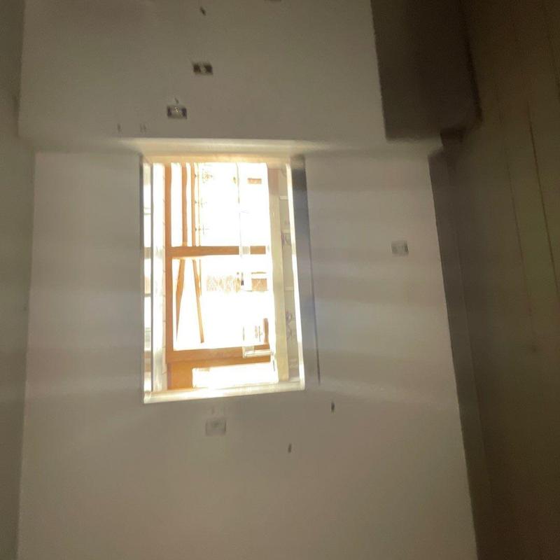 Window frame installation in unfinished room Window frame installation in unfinished room
