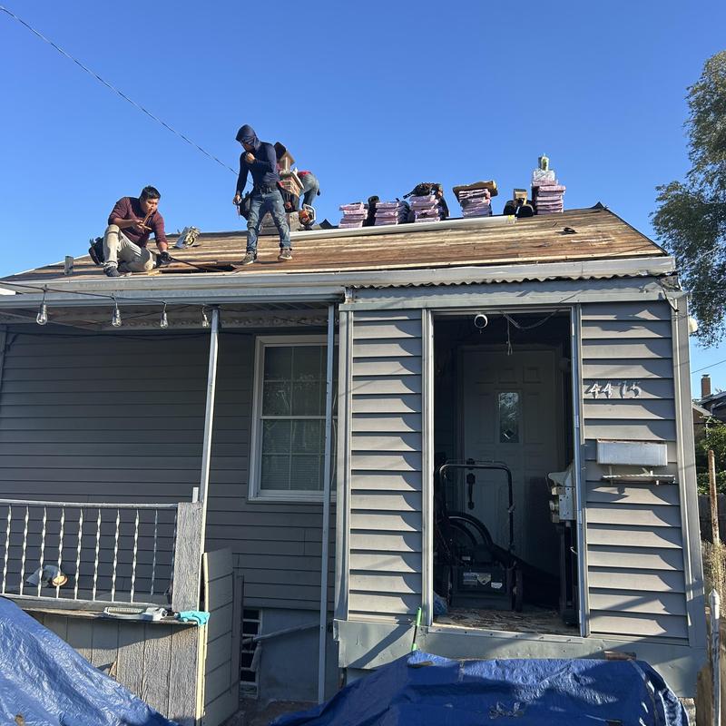 Owens Corning architectural shingles roof removal