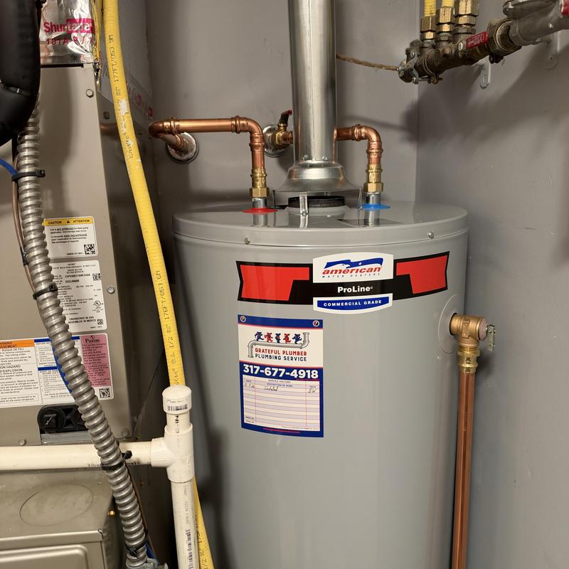40 Gallon Gas Water Heater with Copper Plumbing