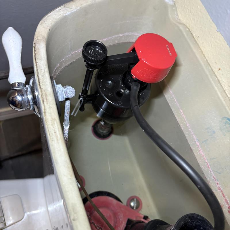 Fluidmaster PerforMax fill valve installed in tank