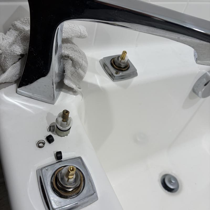 Delta Roman tub cartridge and valve components installation