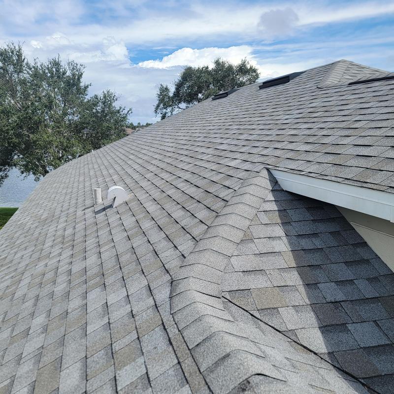Owens Corning shingle roofing with Ridge Runner vents Owens Corning shingle roofing with Ridge Runner vents