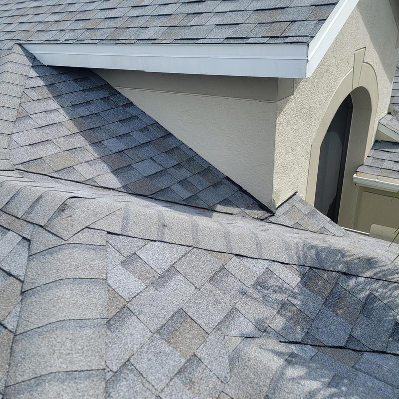 Owens Corning shingle roof with Ridge Runner ventilation Owens Corning shingle roof with Ridge Runner ventilation