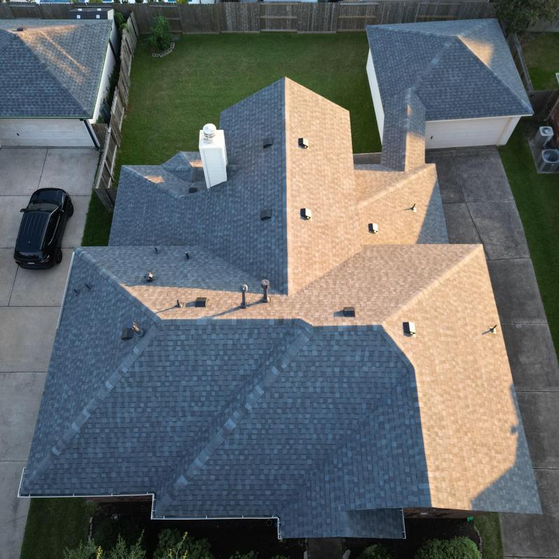 Tamko Titan XT roof with new gutters installation Tamko Titan XT roof with new gutters installation