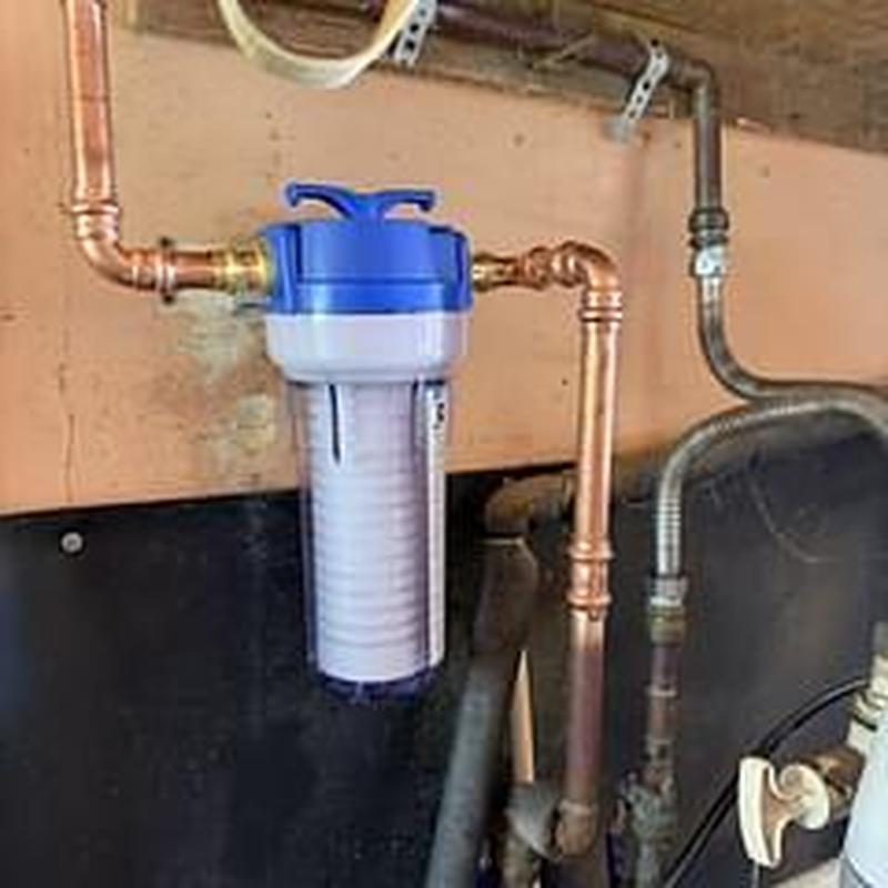10-inch sediment water filter housing installation