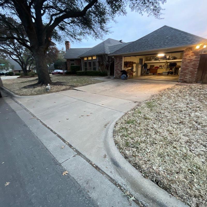 Concrete driveway replacement and preparation in Fort Worth Concrete driveway replacement and preparation in Fort Worth