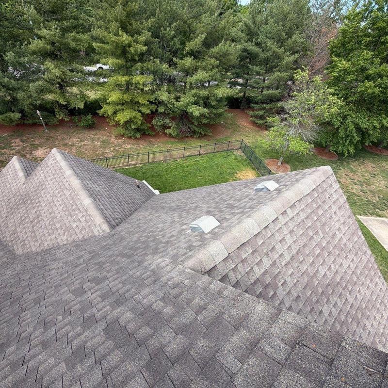 Asphalt shingle roof inspection with ventilation vents