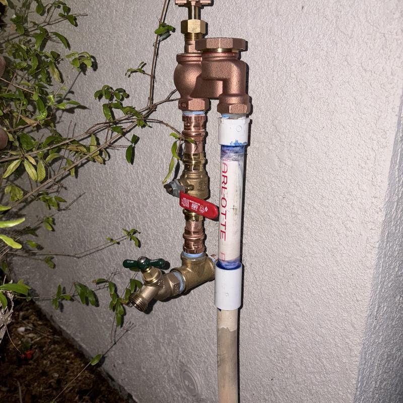 Pool fill valve assembly with new fittings
