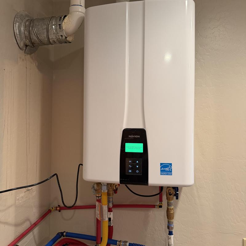 Navien 240 S2 tankless water heater with venting Navien 240 S2 tankless water heater with venting