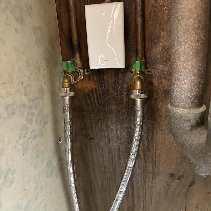 Laundry valve with new ball valve quarter turn faucet
