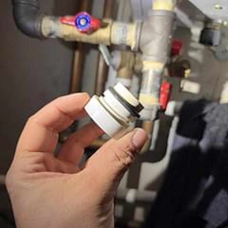 Tankless water heater condensation trap o-ring replacement