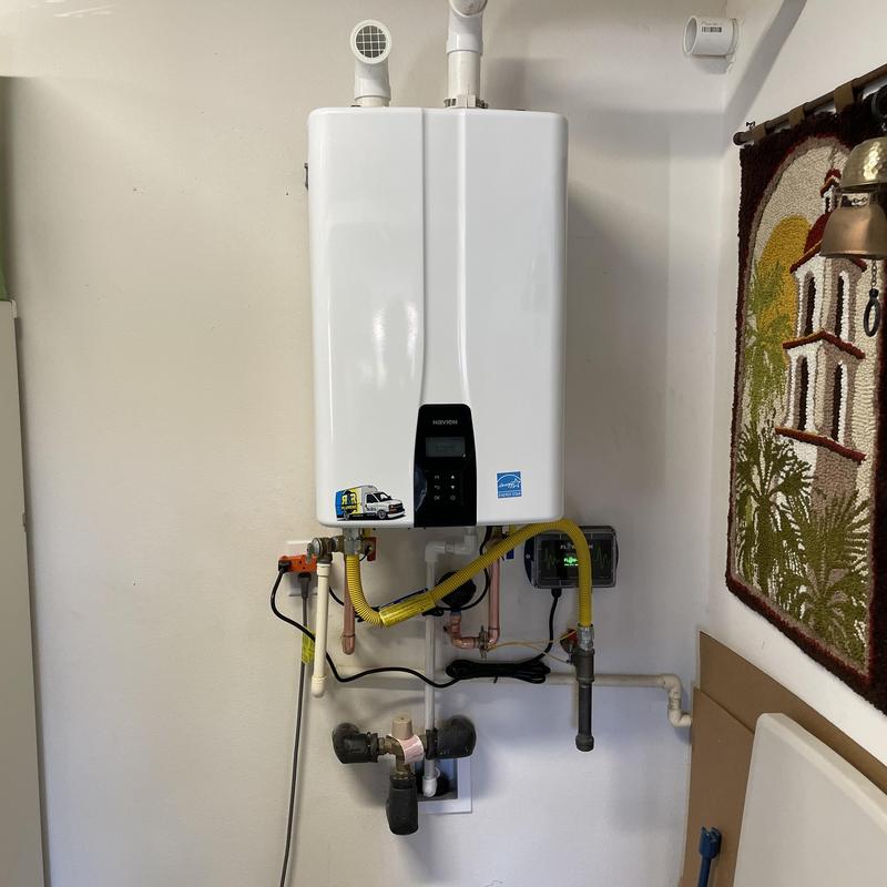Navien NPE-240A2 tankless water heater installation