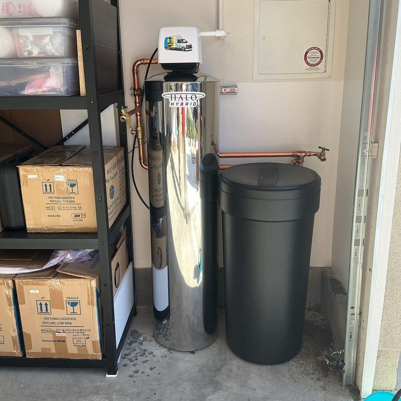 Halo Hybrid water filtration and softening system unit