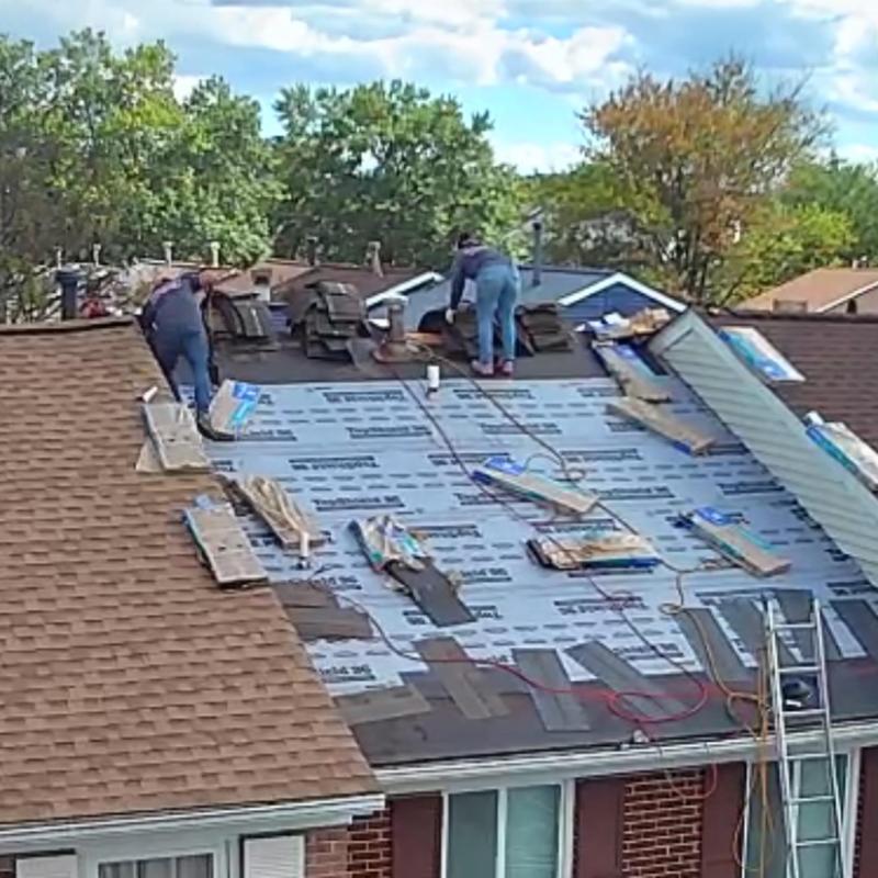 CertainTeed architectural shingles installation on roof CertainTeed architectural shingles installation on roof