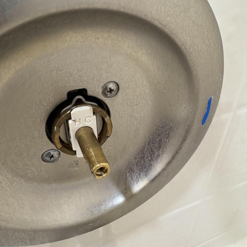 PosiTemp tubshower cartridge valve stem exposed