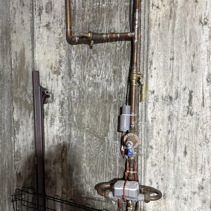 Ball valve with drain port on copper piping