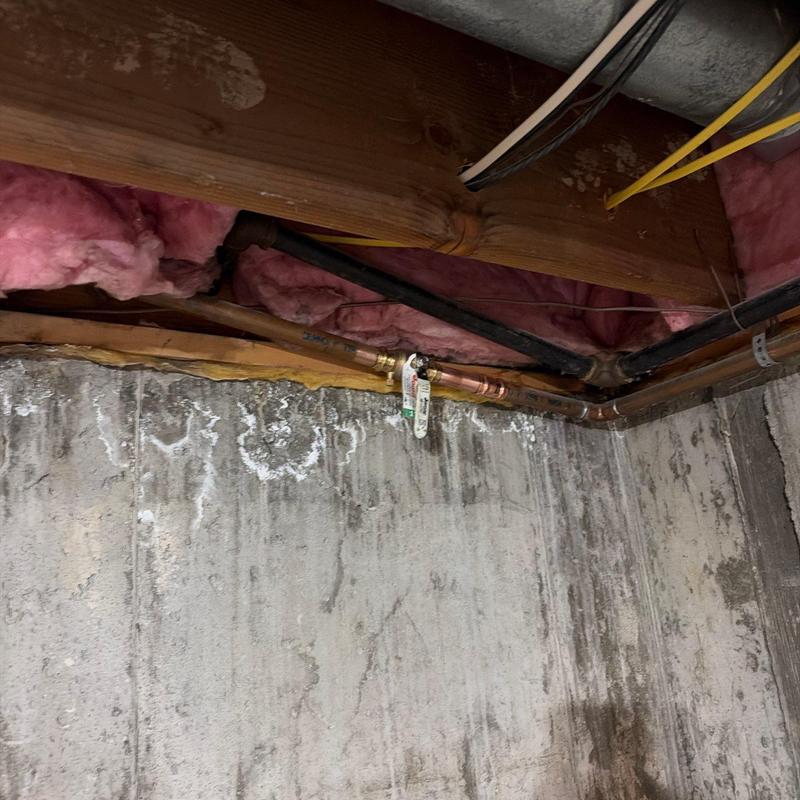 Ball valve with drain port on copper pipe