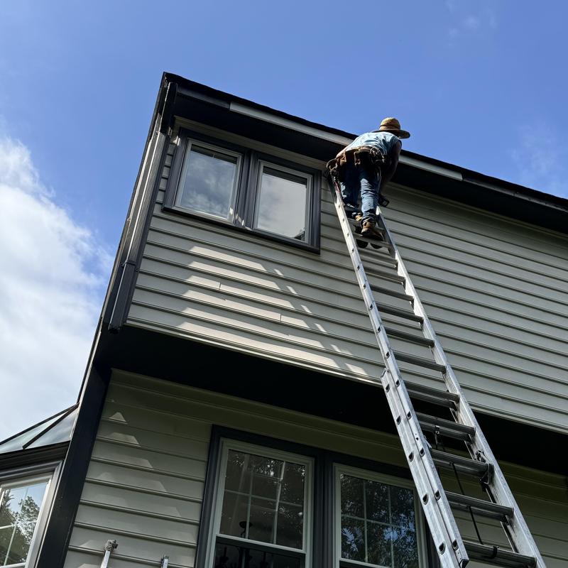 6-inch seamless gutters and trim coil installation 6-inch seamless gutters and trim coil installation