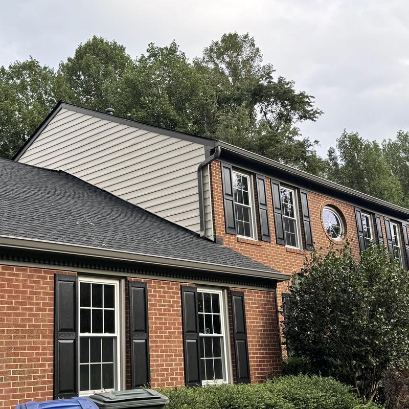 6-inch seamless gutters with downspouts and trim coil 6-inch seamless gutters with downspouts and trim coil