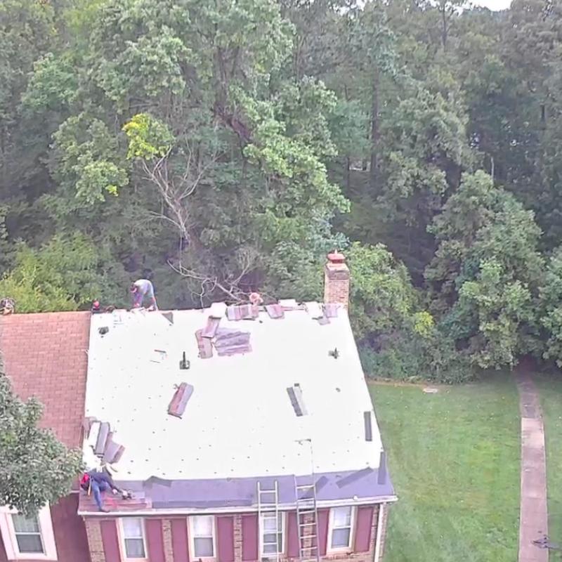 30-year architectural shingles installation with gutters 30-year architectural shingles installation with gutters