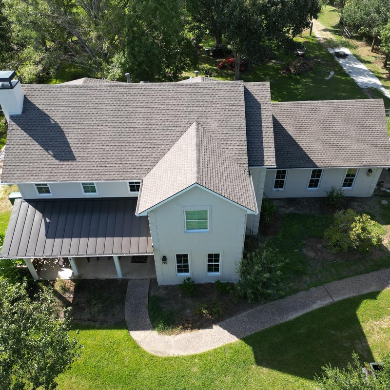 GAF Timberline HDZ roof with new solar vents and gutters