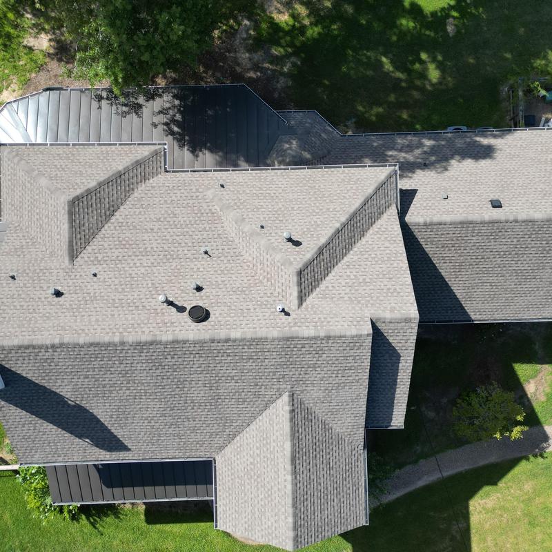 GAF Timberline HDZ Weathered Wood roof installation