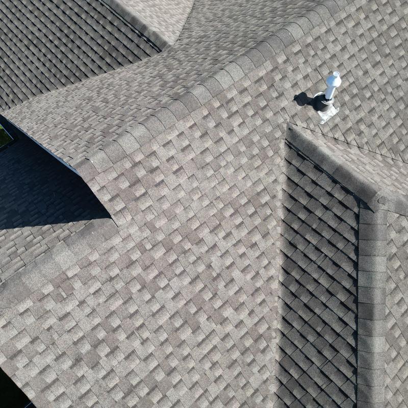 GAF Timberline HDZ Weathered Wood roof shingles installation