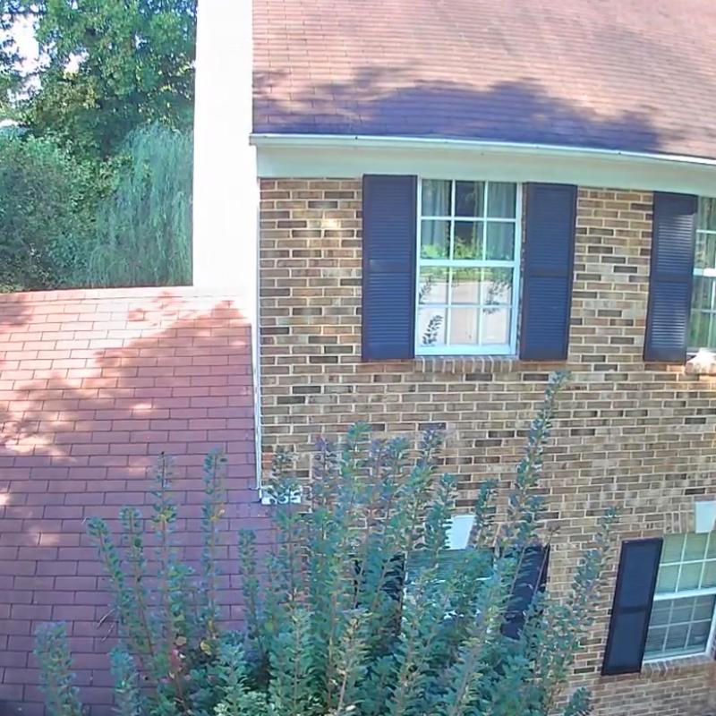 Asphalt shingle roof with hail and wind damage inspection Asphalt shingle roof with hail and wind damage inspection