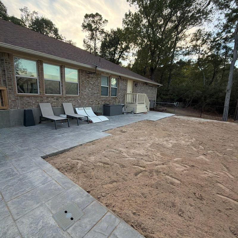 Fiberglass pool removal and backyard backfill completion