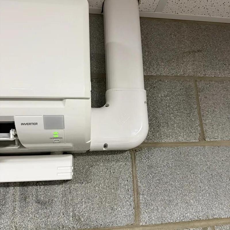 Mini split condensate pump and drain pipe installation Mini split condensate pump and drain pipe installation