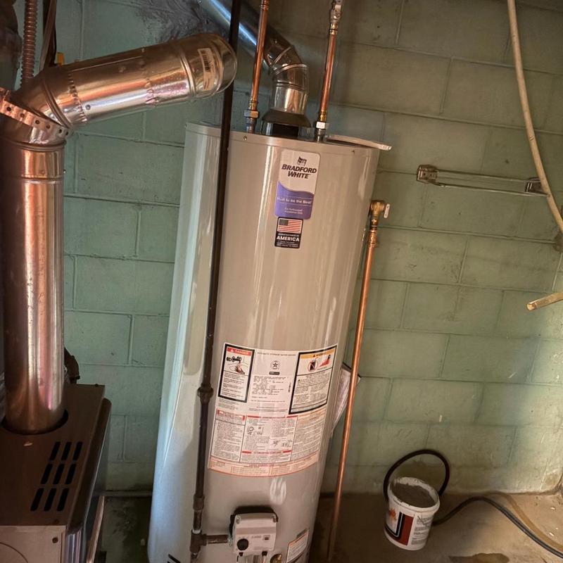 Water heater with updated 4-inch vent piping