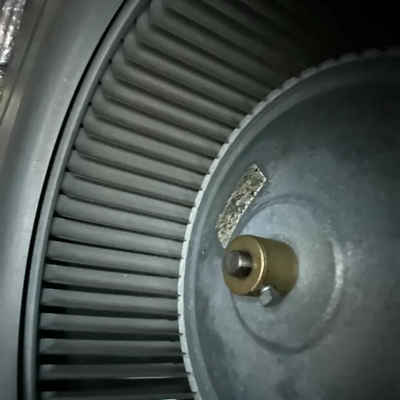 Blower wheel and coil in HVAC system with clean drain Blower wheel and coil in HVAC system with clean drain