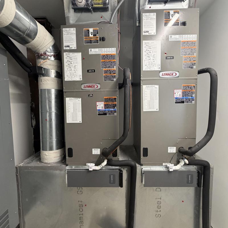 Lennox heat pump air handlers with ductwork Lennox heat pump air handlers with ductwork