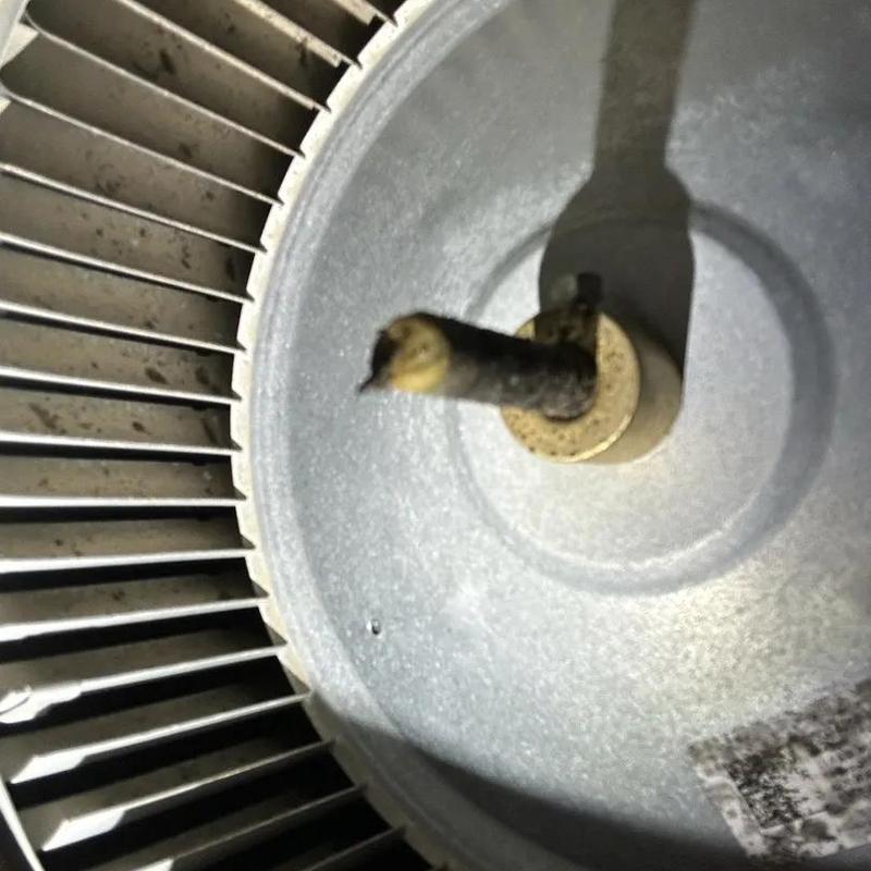 HVAC blower wheel inside metal housing maintenance HVAC blower wheel inside metal housing maintenance