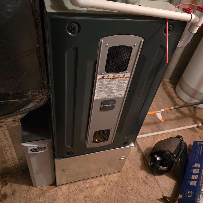 American Standard furnace with Aprilaire filter system American Standard furnace with Aprilaire filter system