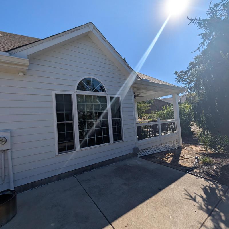 Atrium windows and LP SmartSide siding replacement