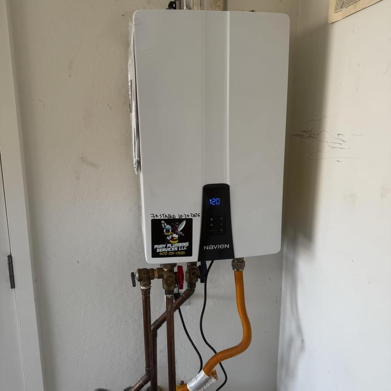Navien 199SU tankless water heater installation